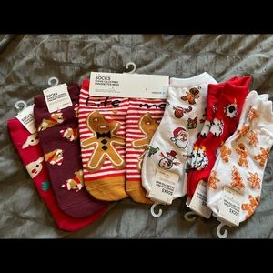 Holiday socks OS